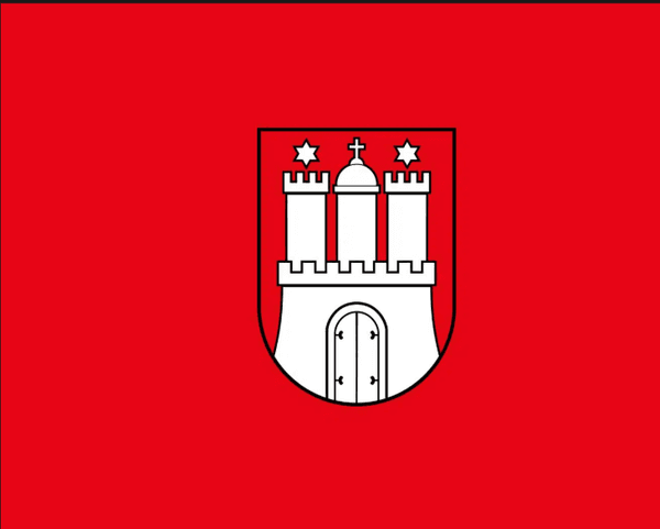 Flagge Hamburg